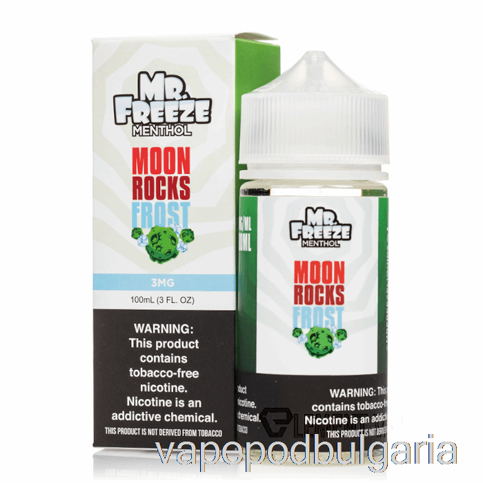 Vape 10000 Дръпки Moonrocks Frost - Mr Freeze - 100ml 0mg